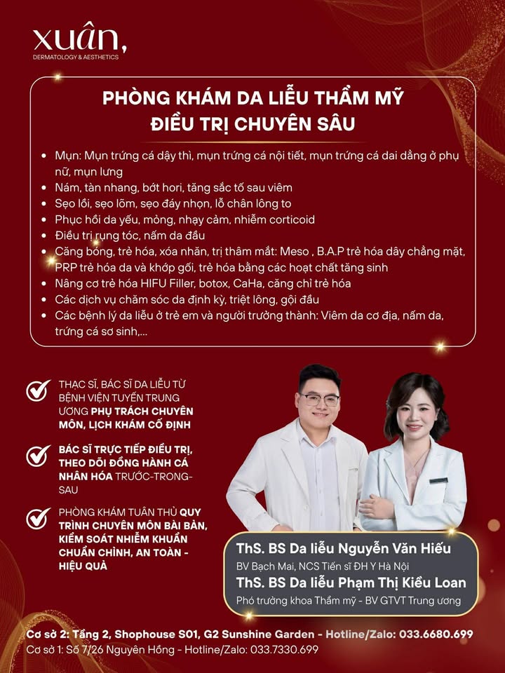 đội ngũ bác sĩ tại phòng khám